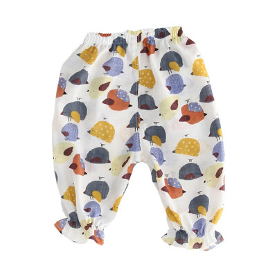 

Baby Clothes Baby Girls Boys Summer Cotton Mosquito Bites Pants Sports Casual Toddler Floral Pattern Trousers Long Pants