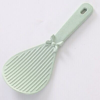 

Trendy 4 Colors Available To Choose Environmental Protection Household Wheat Fiber Rice Spoon