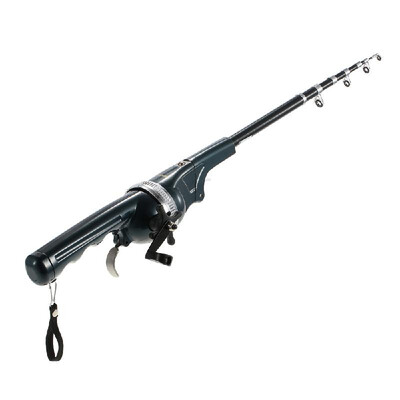 

Lixada 133cm Folding Mini Fishing Rod Foldable Telescopic Fighing Pole Portable Fishing Rod Reel Combo with Fishing Line Carp Fish