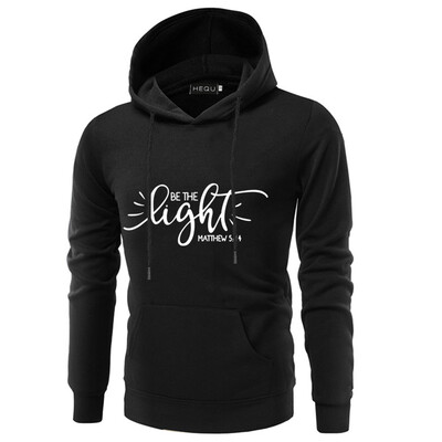 

New Christian &quotMatthew 514&quot Hoodie Casual Long Sleeve Letter Printing Hooded Sweatshirt Pullover Tops