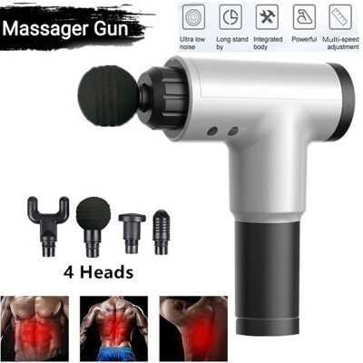 

Multifunction Electric Massage Gun Sports Recovery Fascia Gun Fitness Exercise Muscle Pain Relief Massager