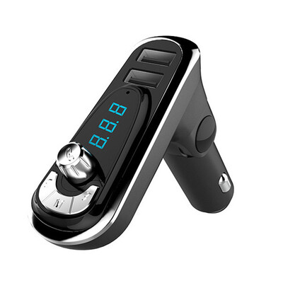 

ABS Car Wireless Bluetooth Transmitter MP3 Player HD Call USB Fast Charger Kits