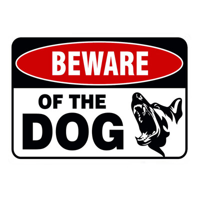 

Gobestart Beware Of The Dog Logo Iron Sign There Are Dogs Metal Warning Sign