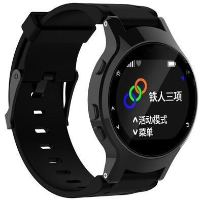 

〖Follure〗Silicone Replacement Wrist Watch Band Case Cover For Garmin Forerunner 225 BK