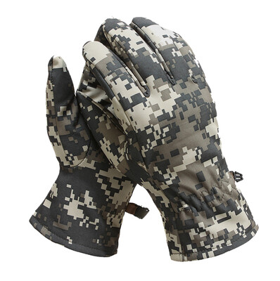 

Outdoor Cycling Gloves Winter Warm Soft Gloves Sunscreen Windproof Waterproof Touch Screen Gloves Winter Sports Texting Fleece Glo