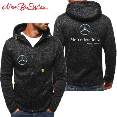 

2019 New Mercedes Benz Amg Hoodies Men Fashion Personality Zipper Sweatshirt Male Hoody Tracksuit Hip Hop Autumn Winter Hoodie 4
