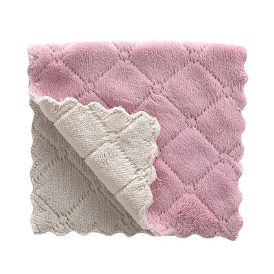 

Gobestart 5Pcs Nonstick Oil Coral Velvet Hanging Hand Towels Kitchen Dishclout