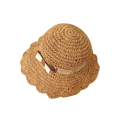 

2-7Y Summer Children Baby Girls Cute Flower Children Breathable Hat Straw Hat Kids Beach Cap