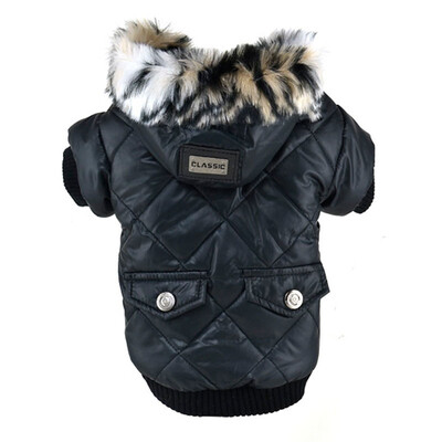 

Winter Pet Dog Clothes Super Warm Soft Fur Hood Jacket For Small Dog Coat Thicker Cotton Hoodies For Chihuahua