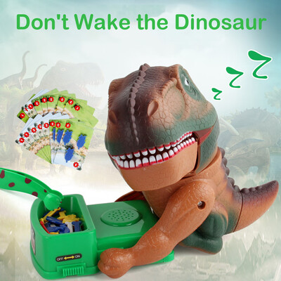 

Siaonvr Dont Wake the Dinosaur Shaped Tricky Intelligence Toys Family Board Games