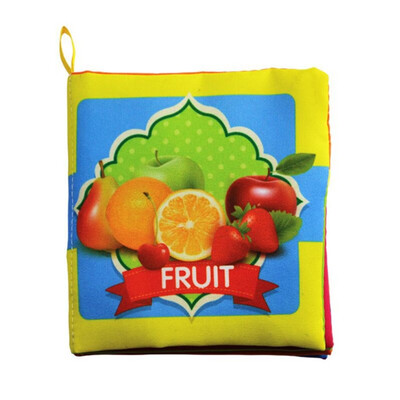 

Gobestart New Soft Cloth Baby Intelligence Development Learn Picture Cognize Book