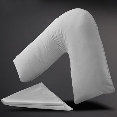 

JPGIF V Shaped Pillowcase Pregnency Nursing Pillow Case Neck Back Support