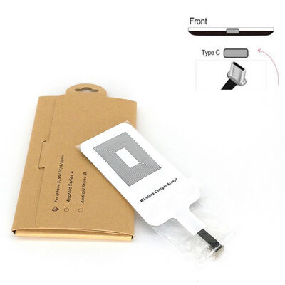 

Convenient Qi Wireless Charger Receiver For IPhone Micro USB Type C Wireless Connector For samsung iphone huawei xiaomi