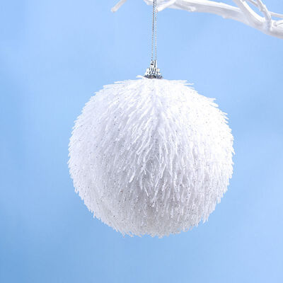 

Plush Foam Christmas Ball Pendant New Year Baubles Christmas Tree Ornament Pendant Party Christmas Decoration for Home