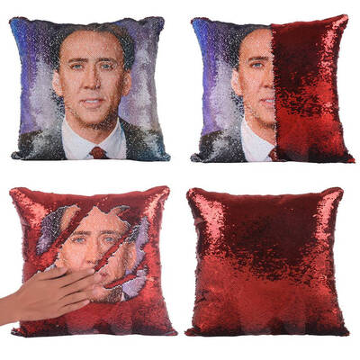 

Super Shining Trump Reversible Color Changing Pillow Case Magical Cushion Cover Sequins Pillow Cover