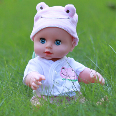 

Siaonvr Emulated Blink Doll Soft Children Reborn Baby Doll Toys Boy Girl Birthday Gift