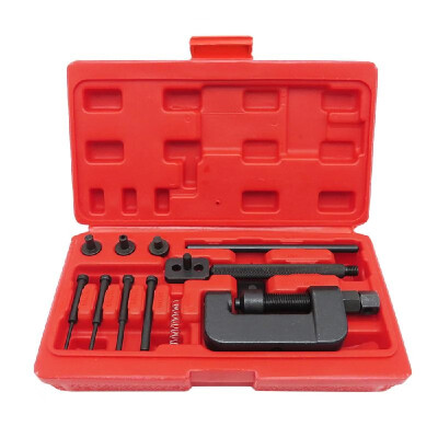 

13PCS Chain Cutter Rivet Tool Set Riveting Breaker ATVBikeMotorcycleCam Drive