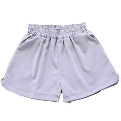 

Women Summer Drawstring Elastic Waist Solid Color Casual Loose Sports Shorts