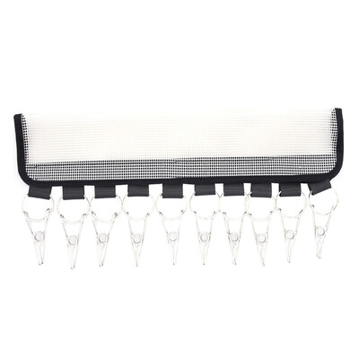 

10 Clips Hat Rack Portable Fabric Travel Door Hanger System Organizer Self Adhesive Foldable Cap Closet Holder Storage Drying