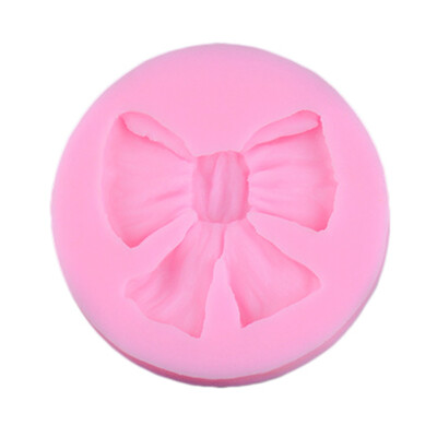 

Cute Bow Ribbon Silicone Mould Fondant Icing Cake Cupcake Topper Mold Magic