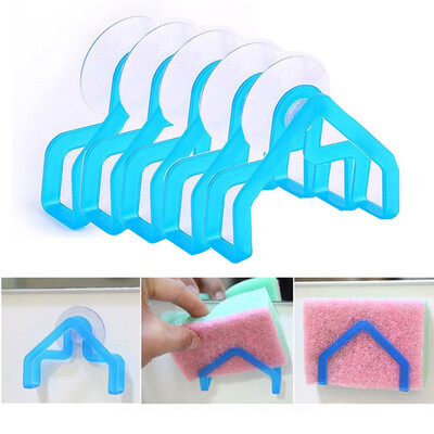 

Toponeto ish Cloths Rack Suction Sponge Holder Clip Rag Storage Rack 5PCS