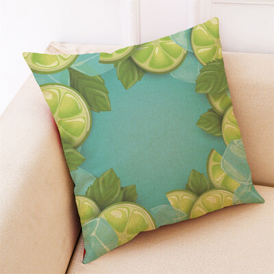 

〖Follure〗Home Decor Cushion Cover Fruit Beverage Throw Pillowcase Pillow Covers