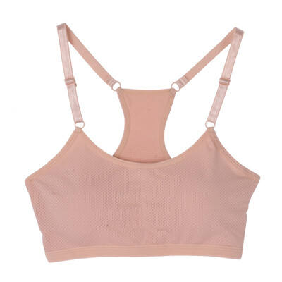 

Outdoor Running Women Sexy Bra Solid Color Steel Running Word Back Bra Style