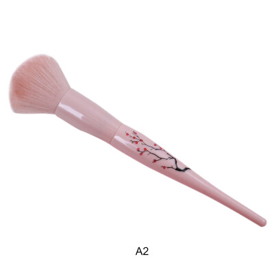 

Fashion Plastic Handle Makeup Brush Foundation Brush Loose Powder Brush Blush Brush Beauty Cosmetic Tool