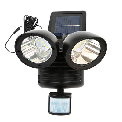 

22LED Spot Light Pathway Solar Powered Night Lights Solar Lamp Double Lamp PIR
