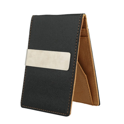 

Cute New Fashion Men Money Clip Faux Leather Slim Wallet ID Credit Card Holder Cash Clip cluth bag T7J6F3O0