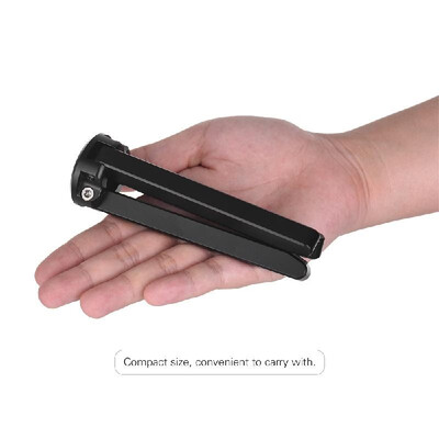 

Mini Foldable Tripod Stand Aluminium Alloy Portable Tabletop Holder with 14 Inch Screw for DSLR ILDC Camera for Feiyu Zhiyun MOZA