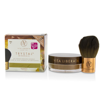 

VITA LIBERATA - Trystal Minerals Self Tanning Bronzing Minerals With Kabuki Brush - 02 Bronze 9g032oz