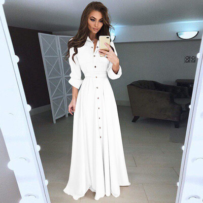 

Large Size Sweater Dress Female Comfortable Cotton Material Long-Sleeved Lace Large Swing Design Simple Solid Color Fashion Wild