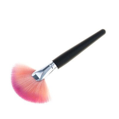 

1pcs Fan Shape Makeup Brushes Foundation Powder Blush Blusher Highlighter Contour Brush Cosmetic Brush Beauty Tools