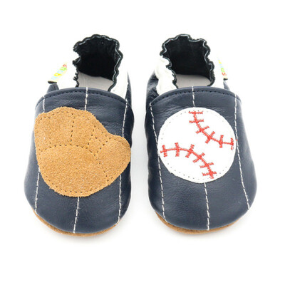 

Fashion Newborn baby shoes Genuine leather baseball Pattern baby Toddler moccasins Infant New born Soft sole first walkers shoes