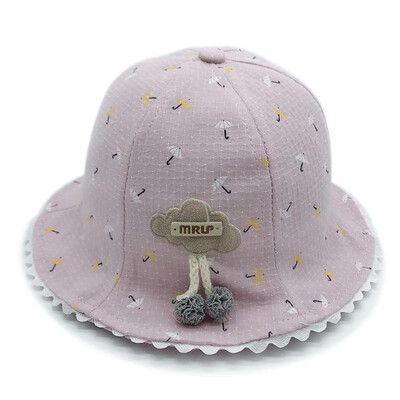 

Baby Girl cap Sun Hats Fisherman Cap Cotton boy hats Bowknot Children Infant Bebes Kids Spring Summer