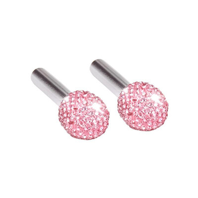 

2pcsSet Bling Car Door Lock Pull Rod Bolt Cover Interior Trim Rhinestones Bling Car Accessories Universal Fit