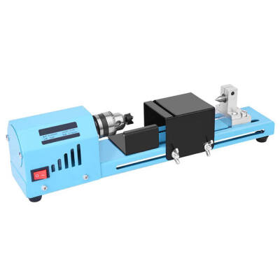 

150W Mini Lathe Machine Tools DIY Woodworking Wood Lathe Milling Machines Grinding Polishing Beads Drill Rotary Tool Set kit