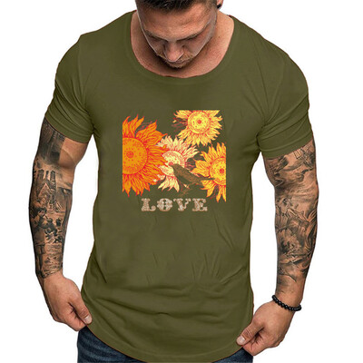 

Toponeto Men Fashion Solid Printing Style Cotton Design T-shirt Casual Shirts Tops Blouse