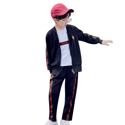 

Baby Boy Clothes Autumn Baby Boy Striped Print Long Sleeve T-shirt Sweatshirt Trousers Casual Outfits Clothes