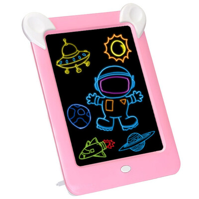 

3D Children Magic Puzzle LED Luminous Drawing Board