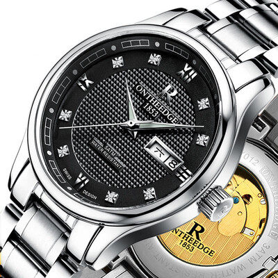 

Man Automatic mechanical watch Business affairs Noctilucent Wrist watch Waterproof steel strip Calendar watch