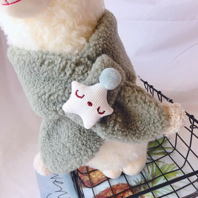 

Star Children Unisex Autumn Winter Fashion Casual All-match Warm Cute Plush Star Decoration Lambskin Scarf