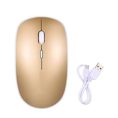

24G Wireless Mouse 1600DPI Optical Chargeable&Portable Mobile Mouse with USB Receiver 4 Buttons for PC Laptop Desktop Fit for
