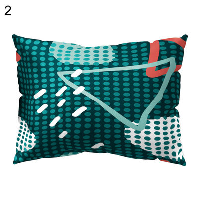 

Multicolor Irregular Pattern Pillow Case Cushion Cover Bed Car Cafe Office Decor