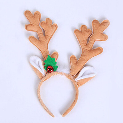 

Reindeer Headband Horns Cosplay Antlers Christmas Deer Ears Headband Christmas Hair Accessories For Adults Navidad