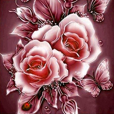 

Gobestart 5D Embroidery Paintings Rhinestone Pasted DIY Diamond Painting Cross Stitch
