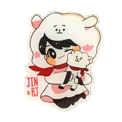 

Kpop BTS Same Heel Caricature Creative Acrylic Brooch Badge Cute Bag Pendant Hot Gift