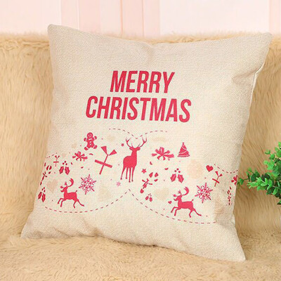 

Tailored Christmas Pillow Case Sofa Waist Throw Cushion Cover Home Decor