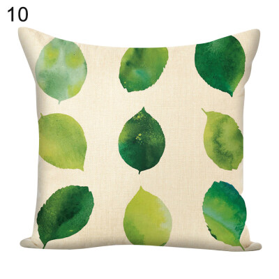 

Tranparent Leaves Square Throw Pillow Case Cushion Cover Sofa Bed Car Decor